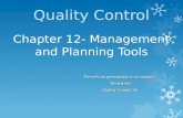PowerPoint presentation to accompany Besterfield Quality Control, 8e PowerPoint presentation to accompany Besterfield Quality Control, 8e Chapter 12- Management.
