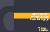 NEW PRODUCT INTRODUCTION: SalesLink TOUCH April 2015.