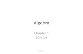 Algebra Chapter 1 LCH GH A Roche. Simplify (i) = = = multiply each part by x factorise the top Divide top & bottom by (x-3) p.3.