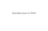 Introduction to PHP. PHP Server-side scripting language useful for writing CGI Began as online tools by Rasmus Lerfdorf –PHP = Personal Home Page tools.