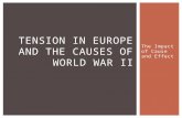 The Impact of Cause and Effect TENSION IN EUROPE AND THE CAUSES OF WORLD WAR II.