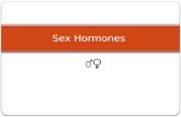 Sex Hormones. Although Sex Hormones contribute to the major differences between males and females, their endocrine axis follows the same basic principles.