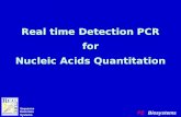 PE Biosystems Sequence Detection Systems Real time Detection PCR for Nucleic Acids Quantitation.