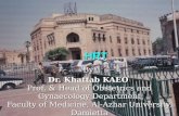 HRT By Dr. Khattab KAEO Prof. & Head of Obstetrics and Gynaecology Department Faculty of Medicine, Al-Azhar University, Damietta.