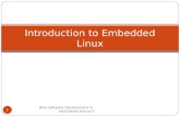 Bina Software Development ©  1 Introduction to Embedded Linux.