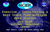 Exercise – Constructing a best track from multiple data sources NATIONAL HURRICANE CENTER JACK BEVEN WHERE AMERICA’S CLIMATE AND WEATHER SERVICES BEGIN.