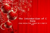 The Introduction of China Jiang Kaijun,from Jiamusi No.1 High School.