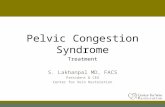 Pelvic Congestion Syndrome Treatment S. Lakhanpal MD, FACS President & CEO Center for Vein Restoration.