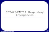 © 2011 Seattle / King County EMS CBT425-EMT11: Respiratory Emergencies.