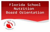 Florida School Nutrition Board Orientation. A non profit organization, designated by the IRS as a 501(c)(6) Established in 1950 Affiliated nationally.