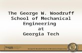 The George W. Woodruff School of Mechanical Engineering at Georgia Tech.
