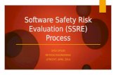 Software Safety Risk Evaluation (SSRE) Process SAŠA ŠPILER METHOD ENGINEERING UTRECHT, APRIL 2014.