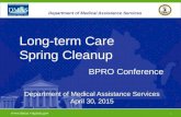 1 Department of Medical Assistance Services 1   1 Department of Medical Assistance Services Long-term Care Spring.