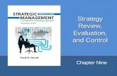 Strategy Review, Evaluation, and Control Chapter Nine.