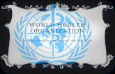 WORLD HEALTH ORGANIZATION By Jimmy Kwan, Danson Nyguyen, and Kaiz Bhatia.