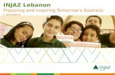 INJAZ Lebanon Preparing and Inspiring Tomorrow’s Business Leaders.