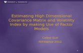 1 Estimating High Dimensional Covariance Matrix and Volatility Index by making Use of Factor Models Celine Sun R/Finance 2013.