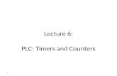 Lecture 6: PLC: Timers and Counters 1. Function Blocks There are several types of function blocks in ladder programming that implement:  Logic operations.