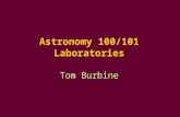 Astronomy 100/101 Laboratories Tom Burbine. Most Important Thing This lab is 25% of your total grade for the class.