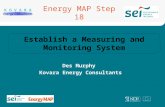 Des Murphy Kovara Energy Consultants Establish a Measuring and Monitoring System Energy MAP Step 18 K O V A R A Energy Consultants.