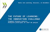 THE FUTURE OF LEARNING: THE INNOVATION CHALLENGE Stéphan Vincent-Lancrin Analyste principal et chef de projet Media and Learning, Brussels, 21 November.