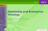 MES Week 1 Marketing and Entreprise Strategy Susan Simei-Cunningham.