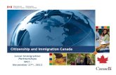 Local Immigration Partnerships -WCI – November 17 th, 2011.