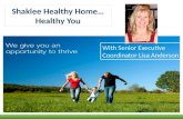 Shaklee Healthy Home… Healthy You With Senior Executive Coordinator Lisa Anderson.