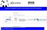 Towards the integration of the Micro Vertex Detector in the PANDA experiment Daniela Calvo INFN – Sezione di Torino on behalf of the PANDA MVD group PANDA.