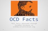 OCD Facts *All facts obtained through DynaMed Database or ocdeducationstation.org.