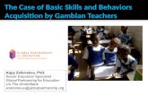 Purpose of the presentation To discuss the characteristics of teachers’ professional development, introducing basic skills, behaviors and practices by.