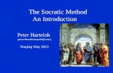 The Socratic Method An Introduction Peter Harteloh () Nanjing May 2013.