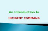 INCIDENT COMMAND. 1. Incident Management System (IMS) and the Incident commander 2. Risk management 3. Fire confinement and extinguishment 4. Size up.