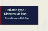 Pediatric Type 1 Diabetes Mellitus Chelsea Stegman and Kelly Davis.