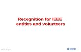 Naved Narayan Recognition for IEEE entities and volunteers.