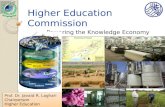 Higher Education Commission Powering the Knowledge Economy Prof. Dr. Javaid R. Laghari Chairperson Higher Education Commission Prof. Dr. Javaid R. Laghari.