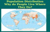 Population Distribution Why do People Live Where They Do?