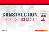 1. “Analysis of Supply & Demand” Moderator: Harvey Bernstein, Vice President, Industry Analytics, Alliances & Strategic Initiatives, McGraw-Hill Construction.