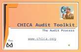 CHICA Audit Toolkit  The Audit Process.