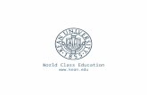 World Class Education . Jay Spaulding jspauldi@kean.edu.