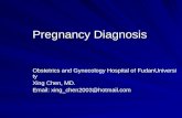 Pregnancy Diagnosis Obstetrics and Gynecology Hospital of FudanUniversity Xing Chen, MD. Email: xing_chen2003@hotmail.com.
