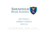 KEY STAGE 4 SUBJECT CHOICES 2014-16. A time for decisions… Your choice Your future.