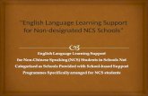 “English Language Learning Support for Non-designated NCS Schools”