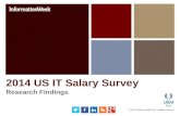 2014 US IT Salary Survey Research Findings © 2014 Property of UBM Tech; All Rights Reserved.