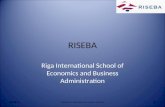 RISEBA Riga International School of Economics and Business Administration 10.08.20151Jekaterina Kudryashova, .