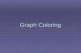 Graph Coloring. What is Graph Coloring?  Graph Coloring is an assignment of colors (or any distinct marks) to the vertices of a graph. Strictly speaking,