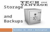 Storage and Backups November 18, 2010 | Worksighted.