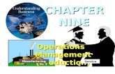 CHAPTER NINE Operations Management (Production) Manufacturing Service.