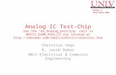 Http://ece.unlv.edu Analog IC Test-Chip See the “An_Analog_testchip” cell in MOSIS_SUBM_PADS_C5.zip located at .