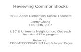 Reviewing Common Blocks for St. Agnes Elementary School Teachers by Jenny Chang Feb. 26th, 2007 USC & University Neighborhood Outreach Robotics STEM program.